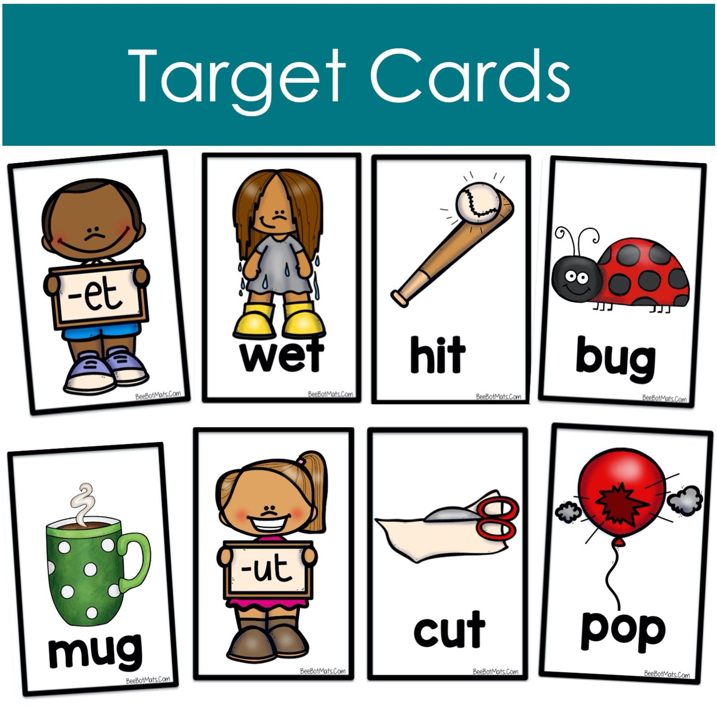 Word Family Target Cards