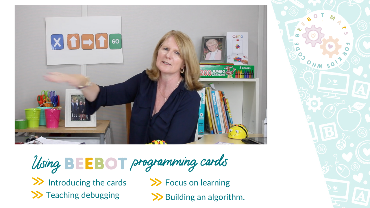 Load video: Using Programming Cards with Your BeeBot
