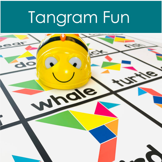 BeeBot mat tangrams
