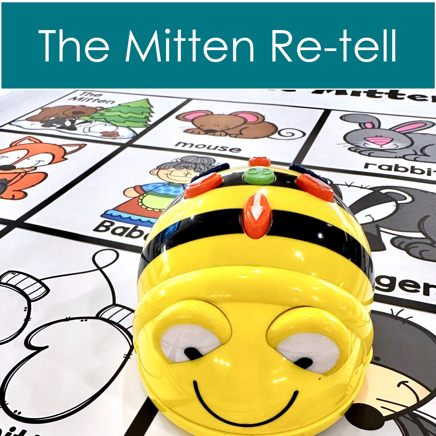The Mitten Re-Tell BeeBot Mat
