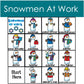 Snowmen at Work BeeBot Mat