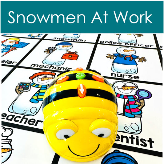Snowmen at Work BeeBot Mat