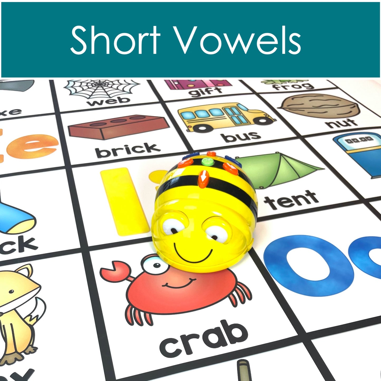 Short vowel BeeBot mat