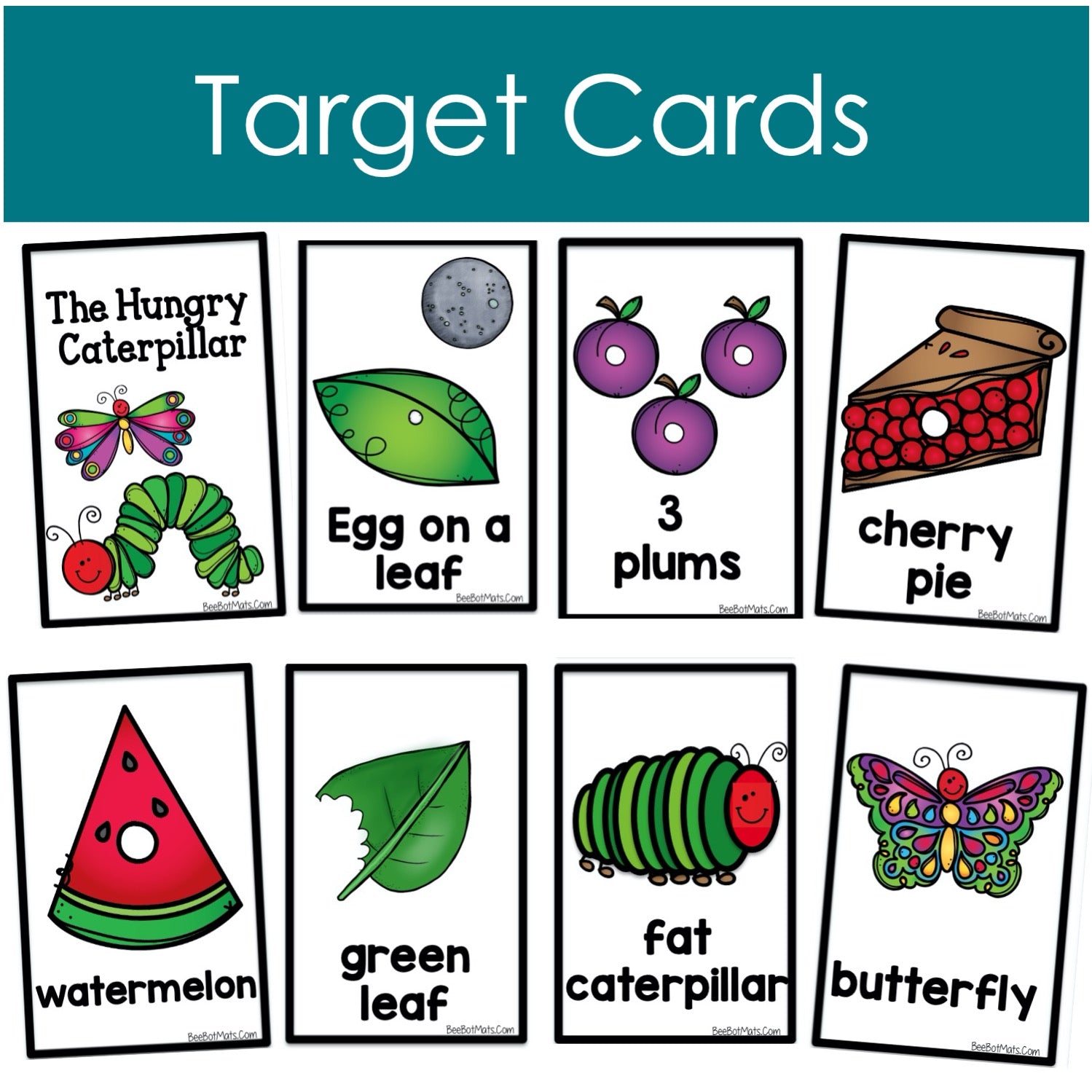 Hungry Caterpillar target cards