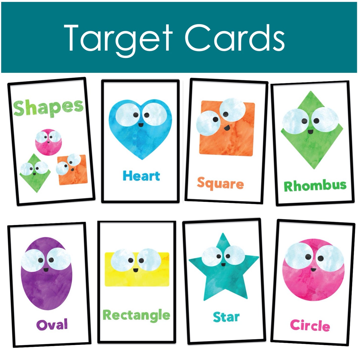 BeeBot Mat Shape target Cards